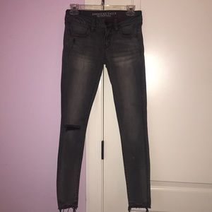 American Eagle grey jeans